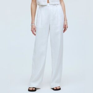 Madewell Women's White Wide Leg Pants